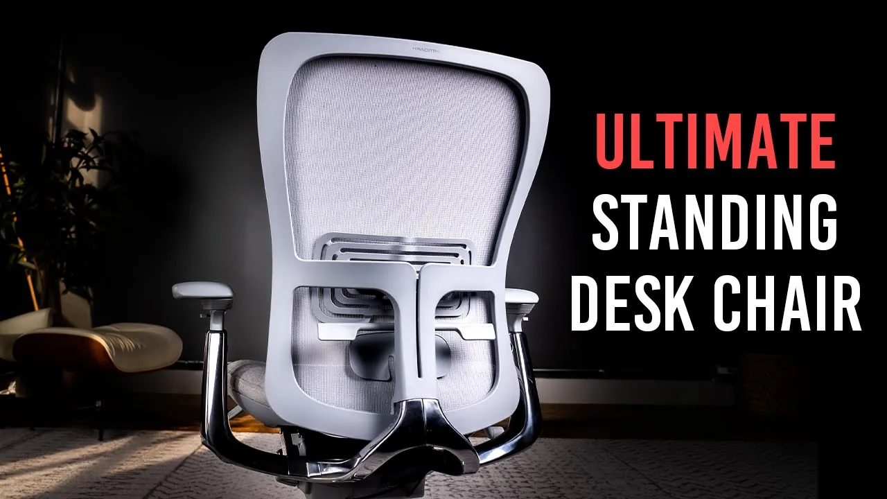 NEW Haworth Zody Review - The ULTIMATE Standing Desk Chair: video thumbnail