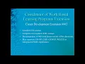 Work Based Learning Experiences - What Works for Your Students