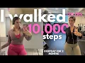 I walked 10K steps every single day for two months and it changed my life I lost 20 pounds