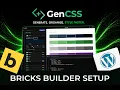 New CSS Framework for Wordpress GenCSS Bricks Builder Setup