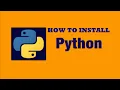 How to install Python Python Programming language LEC - 2 BY J PARVATHY