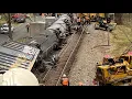 Officials Train derails in Bartow County