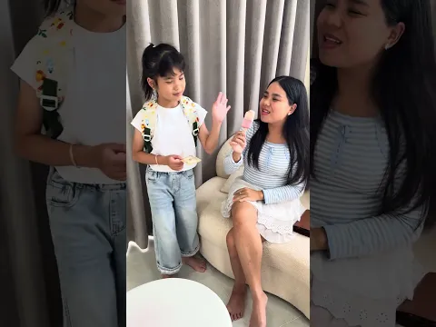 LNS - Chia sẻ cây kem cho chị gái || Sharing is caring #shorts