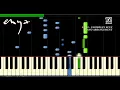 Download Lagu ENYA - CARIBBEAN BLUE - SYNTHESIA (PIANO COVER)