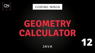 Geometry Calculator Java Coding Ninja