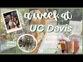 a week at college vlog - ft my first midterm party career fair and more UC Davis