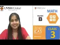 UNSW Global ICAS - Math paper for Class 3 2016