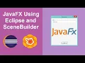 Create JavaFX Application using Eclipse IDE 2021 and Scene Builder