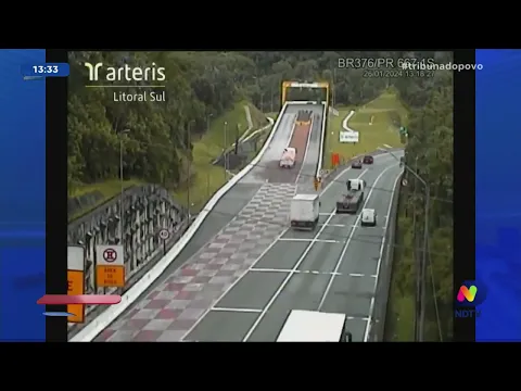 Área de escape: 10 carretas salvam 16 vidas na BR-376 em janeiro