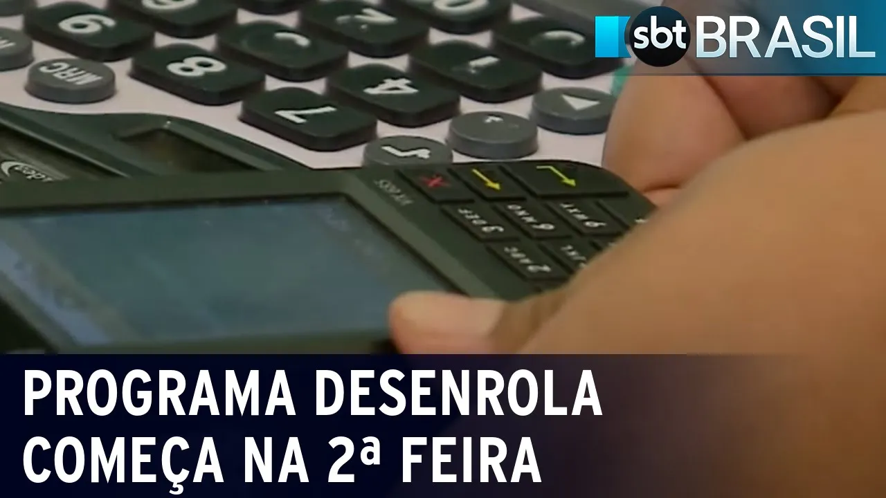 Programa Desenrola começa na 2ª feira | SBT Brasil (14/07/23)