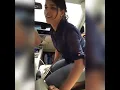 Cute Girl Dancing in Car 'Mere Rashke Qamar - NUSRAT FATEH ALI KHAN
