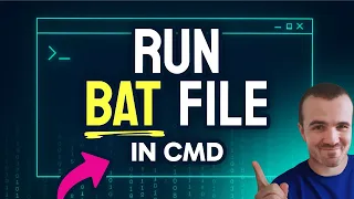 How to RUN a BAT File in CMD Step by Step