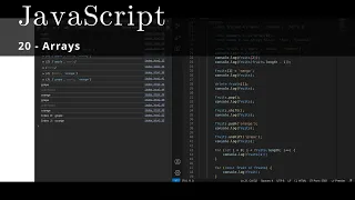 JavaScript 20 Arrays