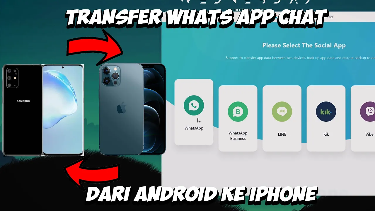 Cara membuat logo iphone menyala. 