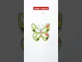 coloring page the butterfly