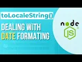 Handling Date format with native JS