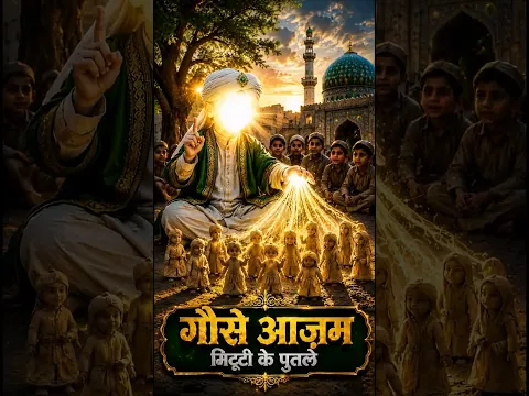Gause Azam Or मिट्टी के पुतले👑| #shorts #aiislamicmoon #ai #islamicshorts