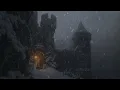 Download Lagu 10 Hours Of Eerie Dark Winter Castle Vibes For Fast Deep Relaxing Sleep: Howling Blizzard Sounds