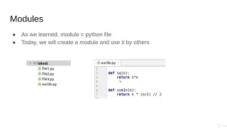 Creating Modules Mastering 4 critical SKILLS using Python