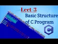 Basic Structure of C Program C Programming Lect-3