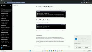 docker pip install proxy error