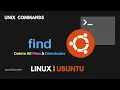 How to Delete All Files Directories in Linux Using Terminal find Command