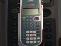 Finding square roots on TI30XS