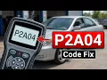 How To Fix P2A04 Code - P2A04 Oxygen Sensor Bank 2 Sensor 2