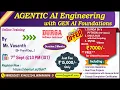 AGENTIC AI Engineering with GEN AI Foundations Online Training DURGASOFT
