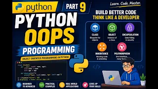 Python OOPs Programming Tutorial Classes Objects Inheritance Polymorphism Part 9