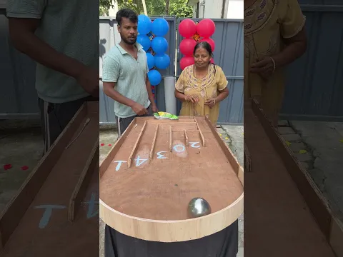 Son vs mom best roll the ball and pop balloons new game / part 43