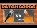 Patch Cords Thin vs Standard Comparison Guide