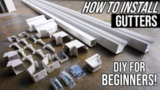 How To Install Gutters For Beginners Easy DIY Home Project