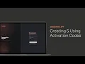 User Access Activation Code Guide