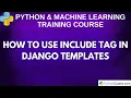How to Use Include Tag in Django Templates Django Tutorials