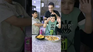 تحدي الاكل الثلاثي 🤣🤣😅😅 #علاوي_رقاوي 