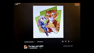 Tungstemwillow DeviantArt Master Tigress Judy Hopps The tiger and rabbit Fan-Made Crossover