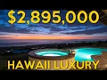 Hawaii Luxury House Tour Kailua-Kona Home with Pool Spa Sunset Views