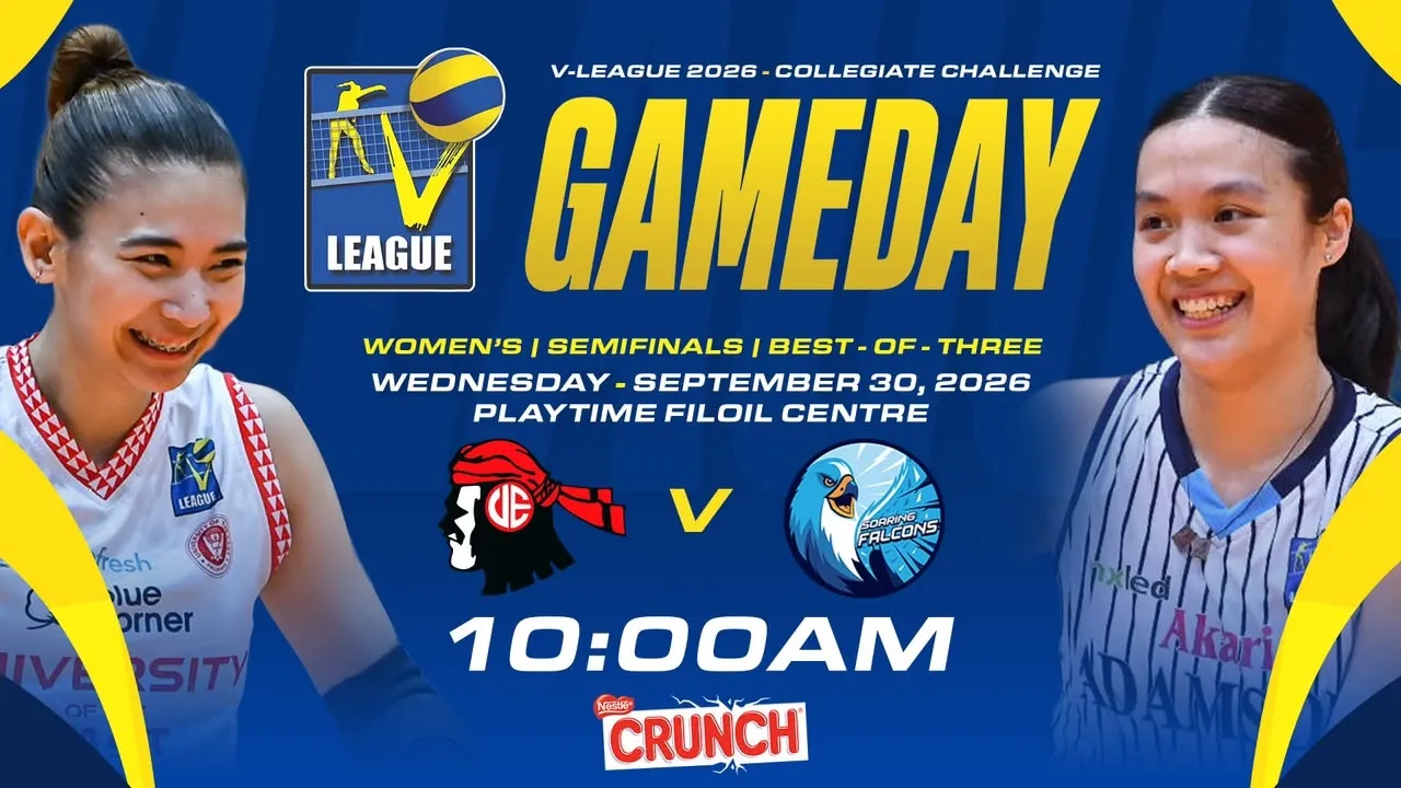 UE vs. ADU | Semi-finals | 2026 Women's V-League: Metro Manila Division 2026-09-30 03:18