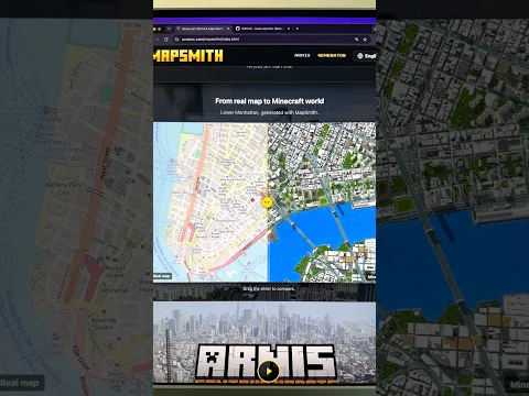 turn any neighborhood into a playable Minecraft world #gaming #minecraft #mapping