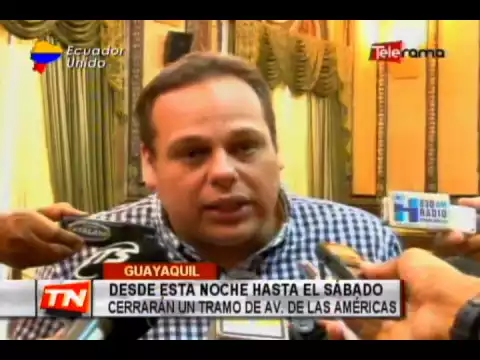 Desde esta noche hasta el sábado cerrarán un tramo de av  de las Américas