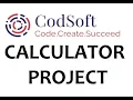 Calculator Web Developer Intern CodSoft Internship Bombastic KK