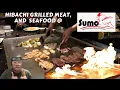 Hibachi grilled beef scallops shrimp chicken SUMO JAPANESE STEAKHOUSE holyoke mall MA