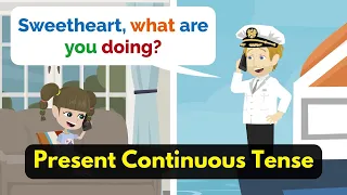 Present Continuous Tense English Speaking 3 | Learn English Through Conversation (For Beginners)