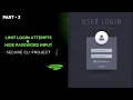 Limit Login Attempts Hide Password Input Secure CLI Project