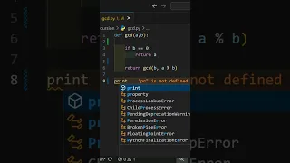 Find GCD of two numbers using recursion