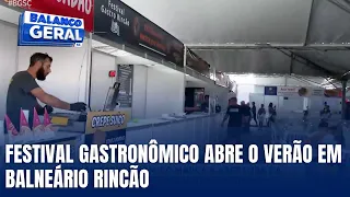 Verão em Balneário Rincão começa com festival gastronômico especial