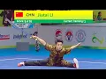 Download Lagu Jiatai Li 🇨🇳 9.41 score🥇 Daoshu (A group) 8th World Junior Wushu Championship at Indonesia
