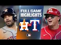 ASTROS vs RANGERS Full Game Highlights July 10 2026 MLB Season