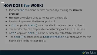 Working With Python s Iterators Iterables and Iteration